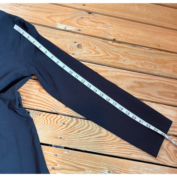 Touche NWT Women’s Long Sleeve Bell Hem Dress Size 38 Black P9 - Picture 6 of 7